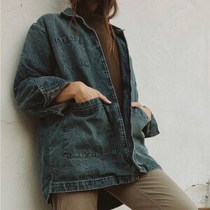 NWT esby apparel sammie denim jacket size M